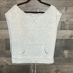 New Gray Sleeveless Open Side Reebok Sweatshirt